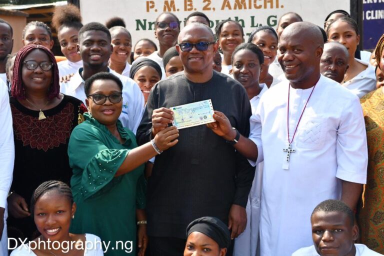 Peter Obi visits college of Nursing