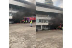 BREAKING: Flights diverted as fire engulfs Lagos airport terminal