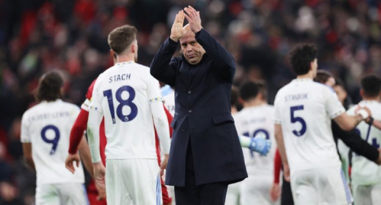 Liverpools-Dutch-manager-Arne-Slot-applauds-the-fans-at-the-end-of-the-English-Premier-League-football-match-768x413