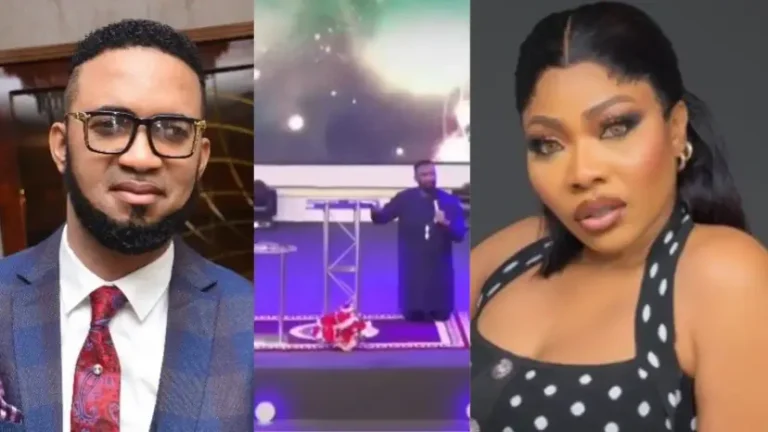 Please_forgive_me__Pastor_Chris_Okafor_goes_on_his_knees_to_tender_public_apology_to_Doris_Ogala__Video_