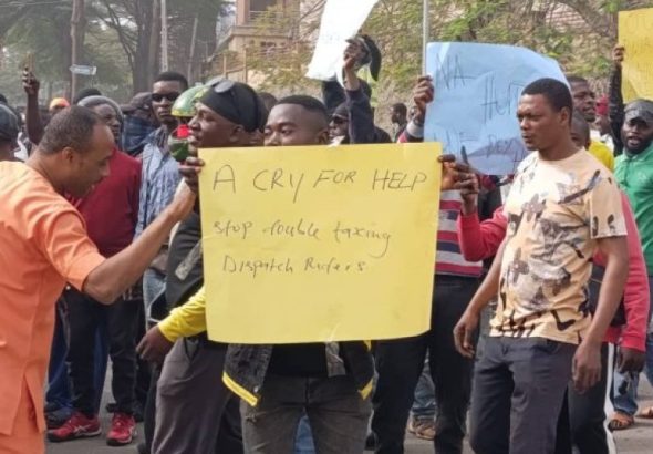 Abuja riders protest