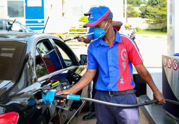 Namibia petrol attendant