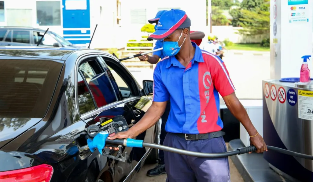 Namibia petrol attendant
