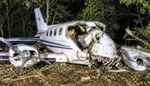 Plane crash site
