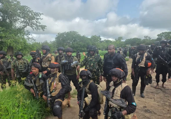 Army troops