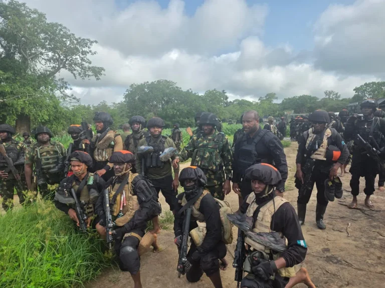 Army troops