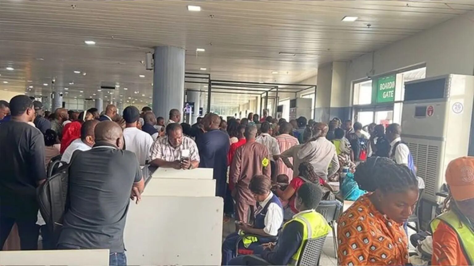 Airport chaos