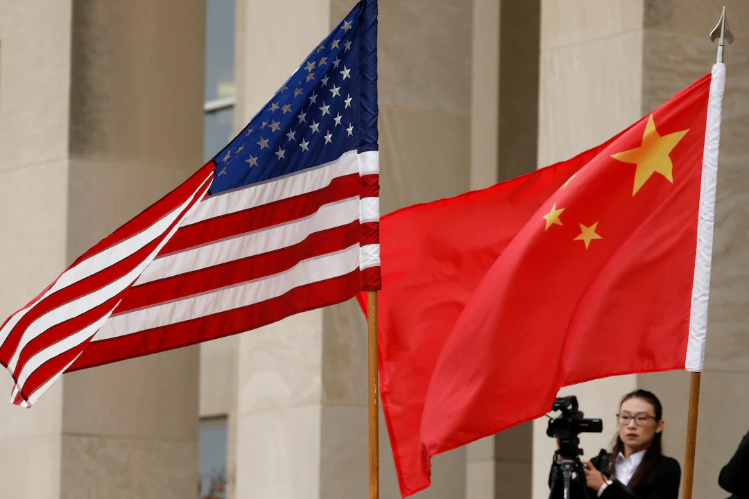 US China Flag