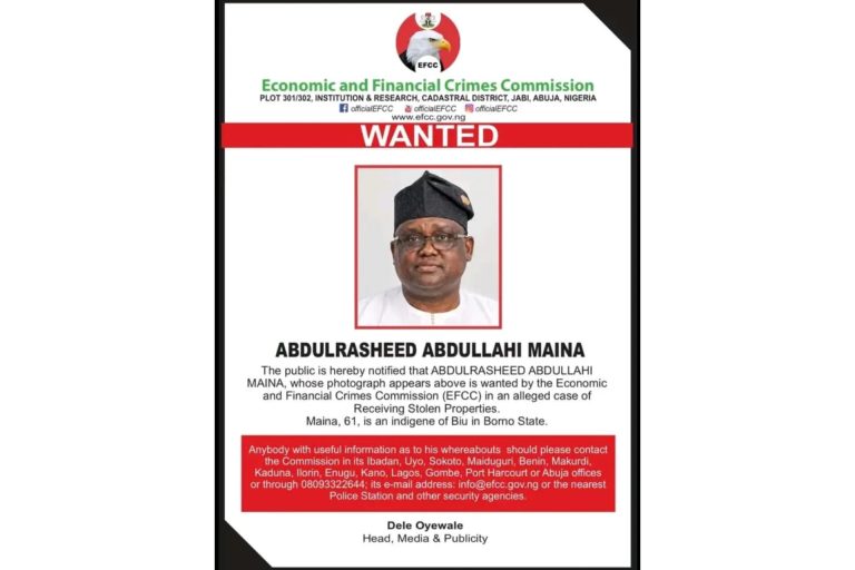 Maina on the run