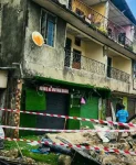 Collapsed building