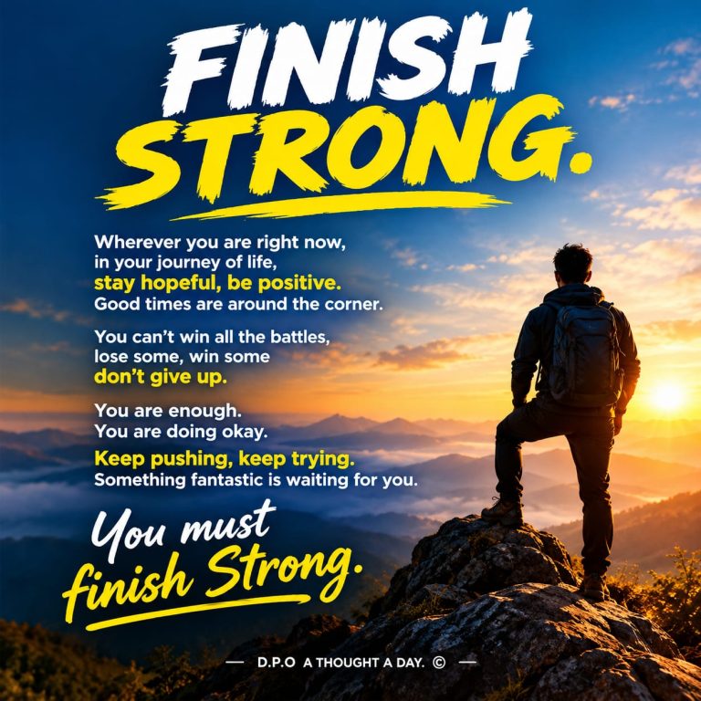 Finish Strong
