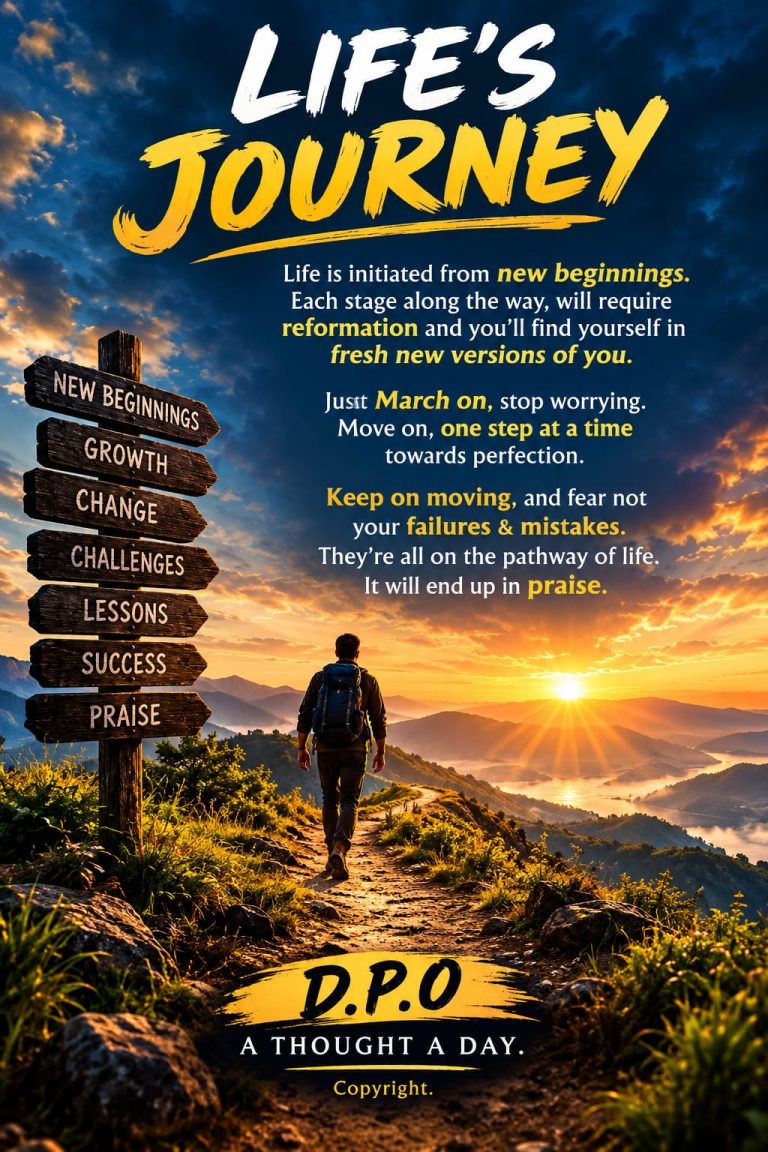 Lifes journey