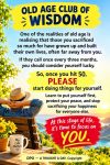 Old Age saying