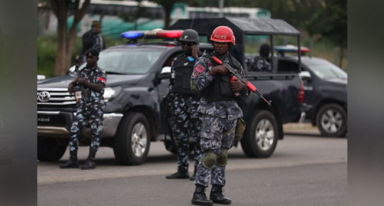 Police on duty