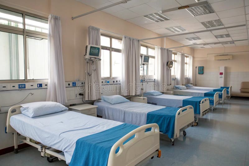 hospital-ward-featuring-beds-medical-